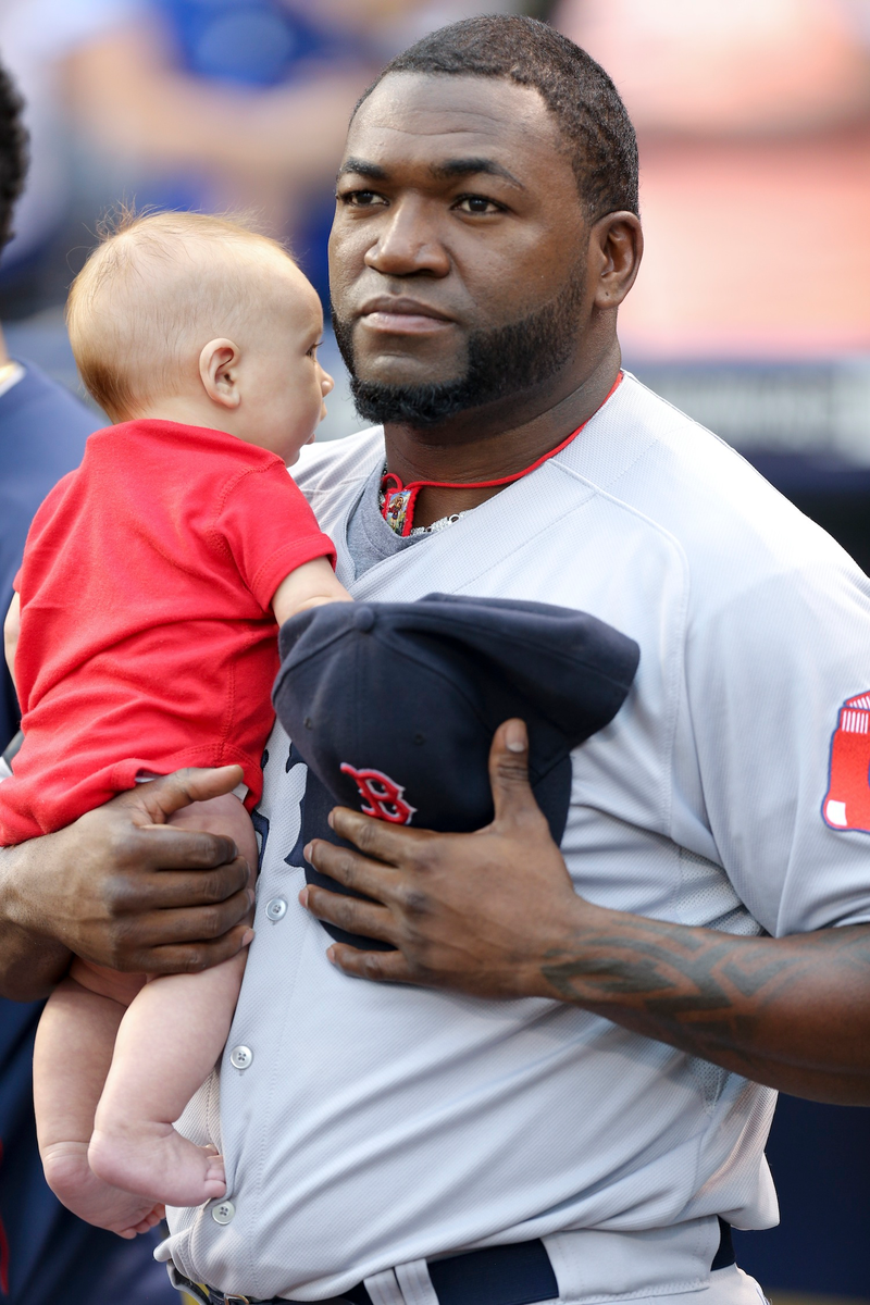 Illustration for article titled David Ortiz Found A Baby Somewhere